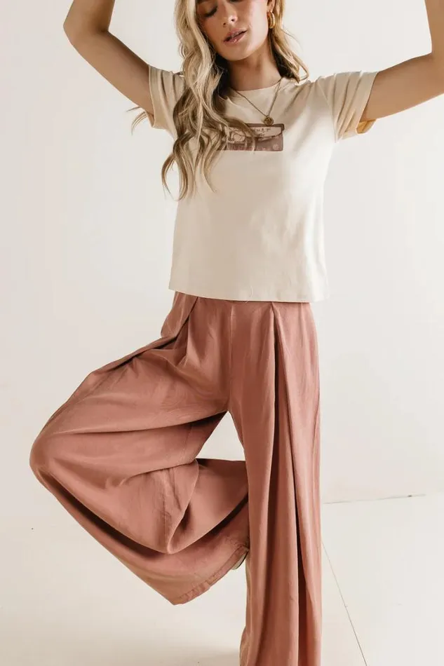 Bohme Tops Songs That Remind Me Of You TShirt Cream 8211 Women Bohme Tops Songs That Remind Me Of You TShirt Cream 8211 Women