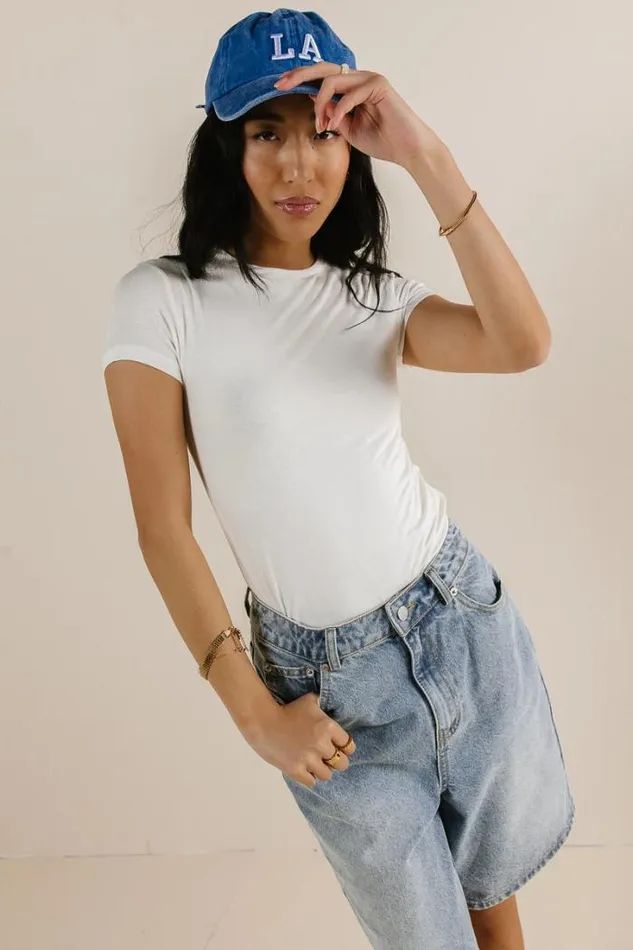 Bohme Tops Winslow Bodysuit In White White 8211 Women