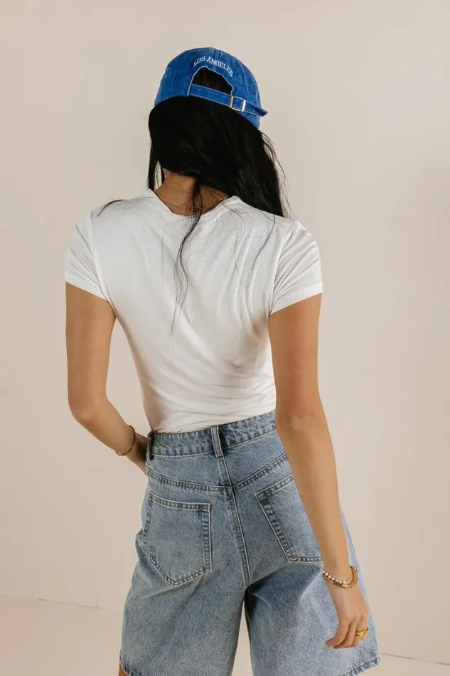 Bohme Tops Winslow Bodysuit In White White 8211 Women Bohme Tops Winslow Bodysuit In White White 8211 Women