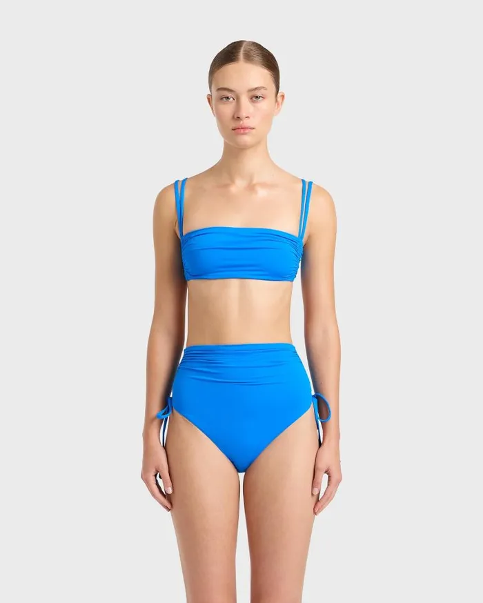 BONDI BORN Bikini Tops Ari Bikini Top 8211 Cyan 8211 Women