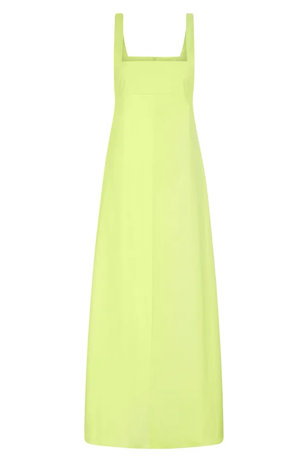 BONDI BORN Dresses Malta Long Dress 8211 Wild Lime 8211 Women