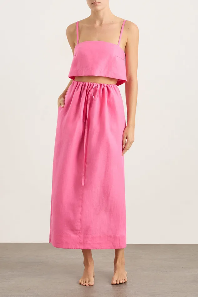 BONDI BORN Matching Separates Delphi Cocoon Skirt 8211 Rose 8211 Women