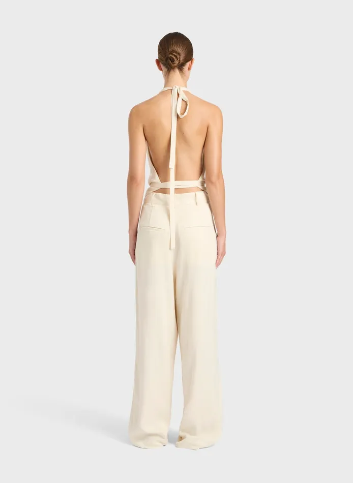 BONDI BORN Shirts and Tops Lisbon Cowl Top 8211 Cream 8211 Women