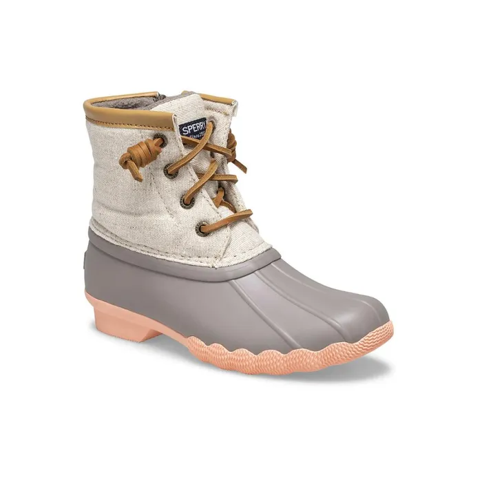 Boots Kids Sperry Big Kid039s Saltwater Duck Boot Linen Rose Boots Kids Sperry Big Kid039s Saltwater Duck Boot Linen Rose