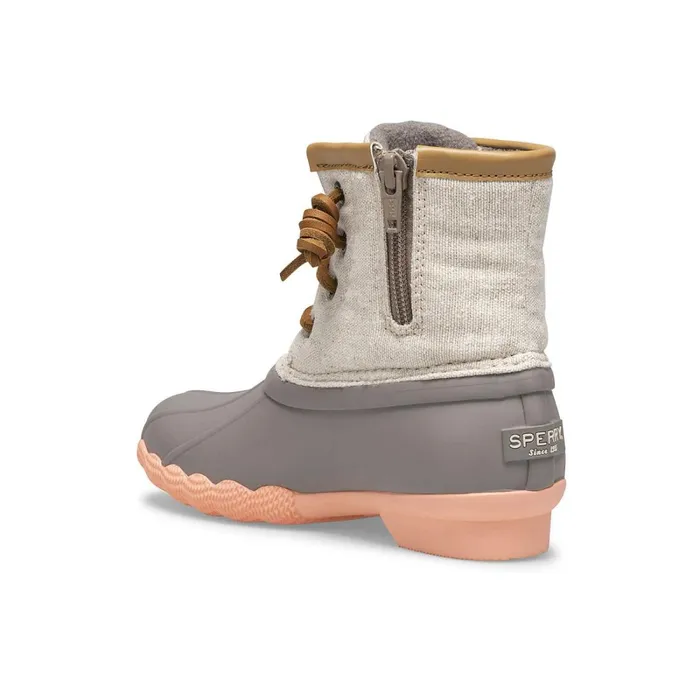 Boots Kids Sperry Big Kid039s Saltwater Duck Boot Linen Rose Boots Kids Sperry Big Kid039s Saltwater Duck Boot Linen Rose