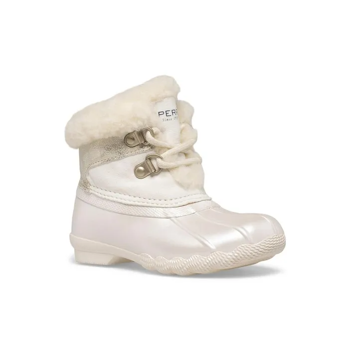 Boots Kids Sperry Little Kid039s Alpine Saltwater Junior Boot Ivory Boots Kids Sperry Little Kid039s Alpine Saltwater Junior Boot Ivory