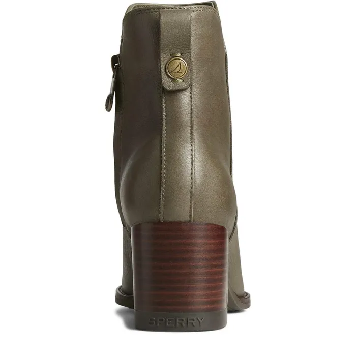 Boots Women Sperry Seaport Heel Water Resistant Leather Boot Olive Boots Women Sperry Seaport Heel Water Resistant Leather Boot Olive