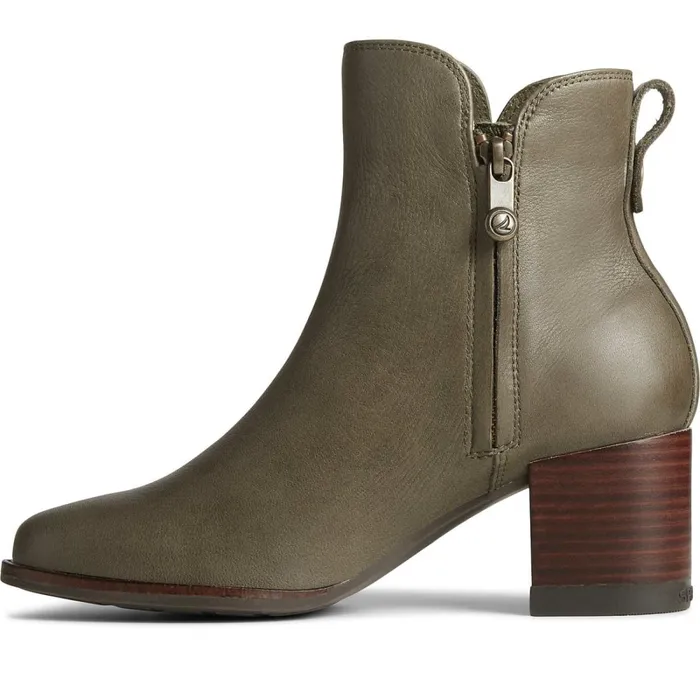 Boots Women Sperry Seaport Heel Water Resistant Leather Boot Olive Boots Women Sperry Seaport Heel Water Resistant Leather Boot Olive