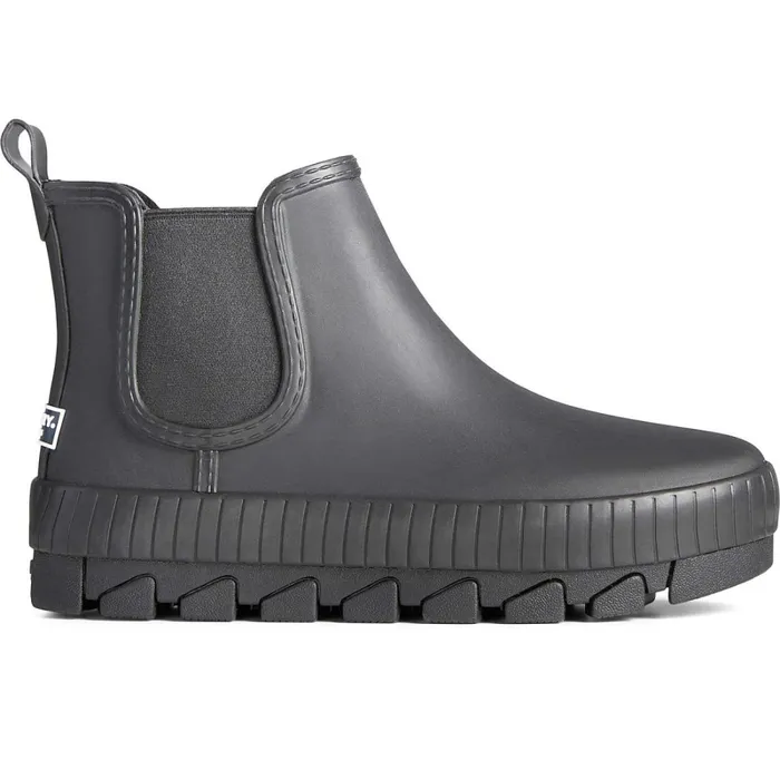 Boots Women Sperry Torrent Chelsea Waterproof Rain Boot Black