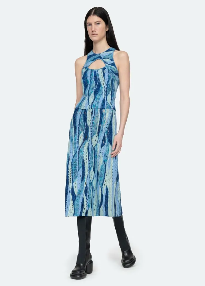 Bottoms Women Sea New York Otto Skirt Blue