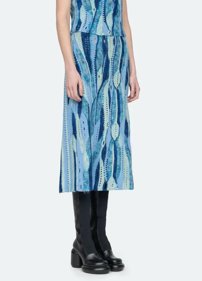 Bottoms Women Sea New York Otto Skirt Blue