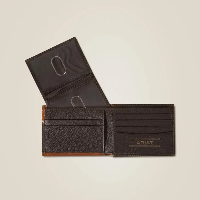 Braided Trim Bifold Wallet Brown Men Ariat Bags and Wallets Braided Trim Bifold Wallet Brown Men Ariat Bags and Wallets