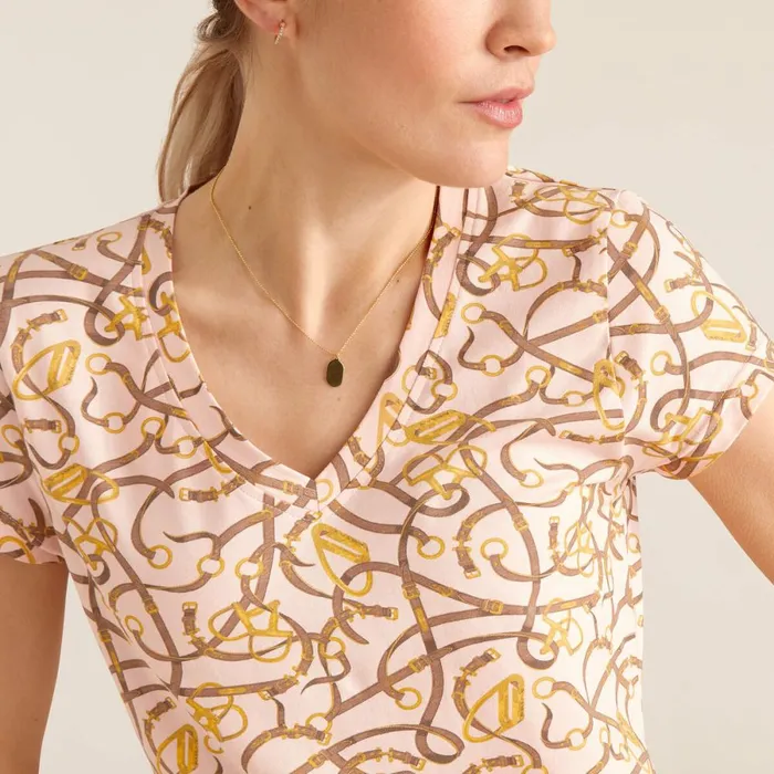 Bridle TShirt Blushing Rose Women Ariat TShirts and Tops Bridle TShirt Blushing Rose Women Ariat TShirts and Tops