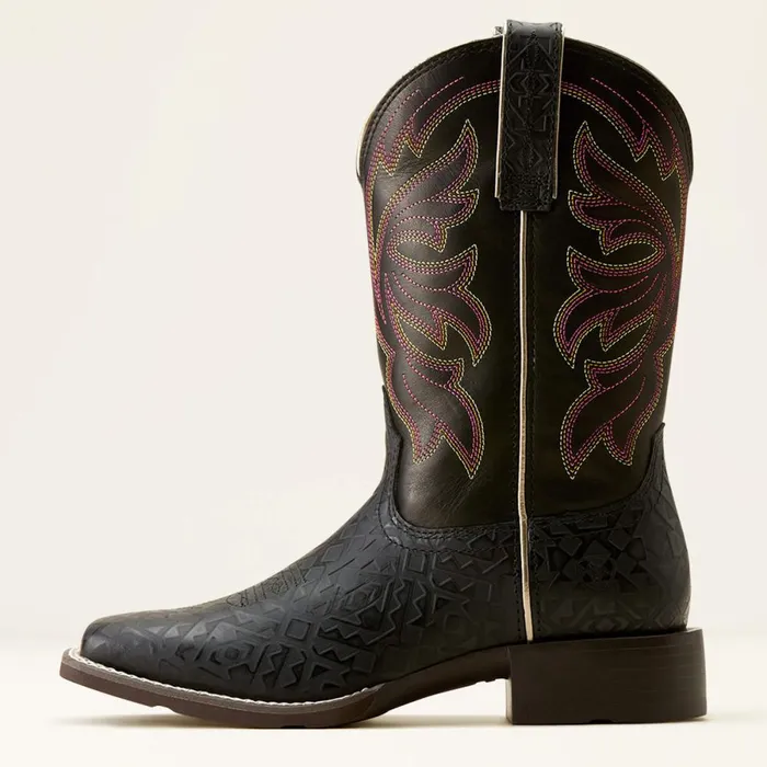 Buckley Western Boot Black Blanket Embosslimousine Black Women Ariat Western Boots Buckley Western Boot Black Blanket Embosslimousine Black Women Ariat Western Boots