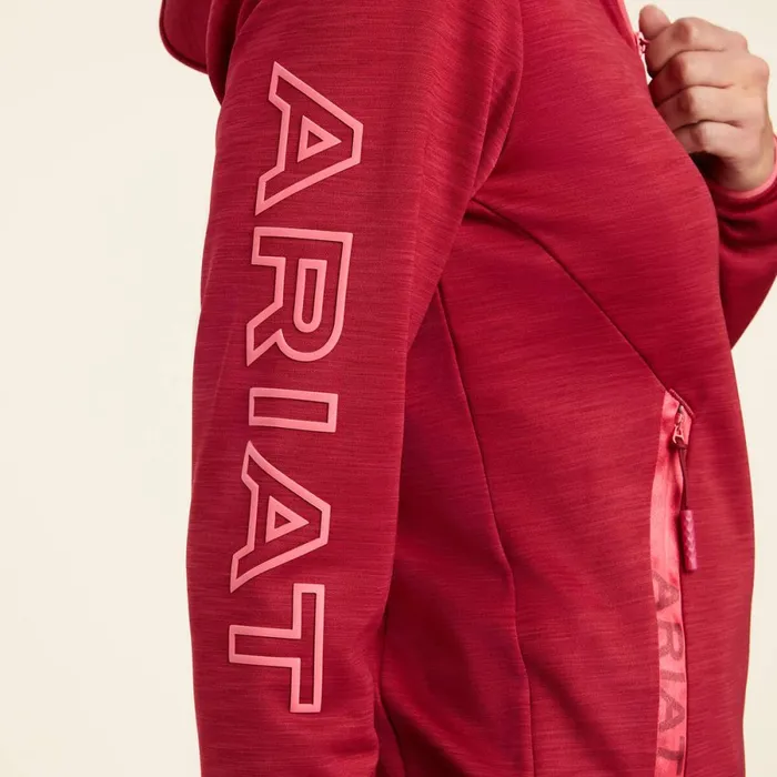 Byron Full Zip Hoodie Red Bud Women Ariat Sweatshirts and Hoodies Byron Full Zip Hoodie Red Bud Women Ariat Sweatshirts and Hoodies