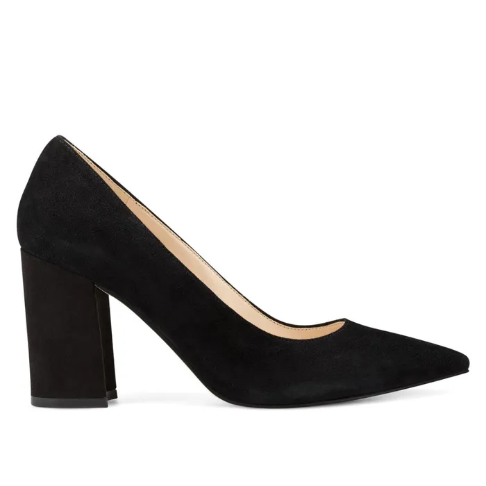 Cara Dress Pumps Black Suede Women Nine West Pumps