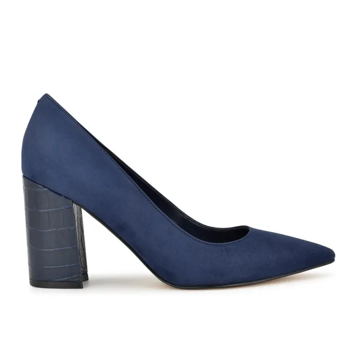Cara Dress Pumps Dark Blue Women Nine West Pumps