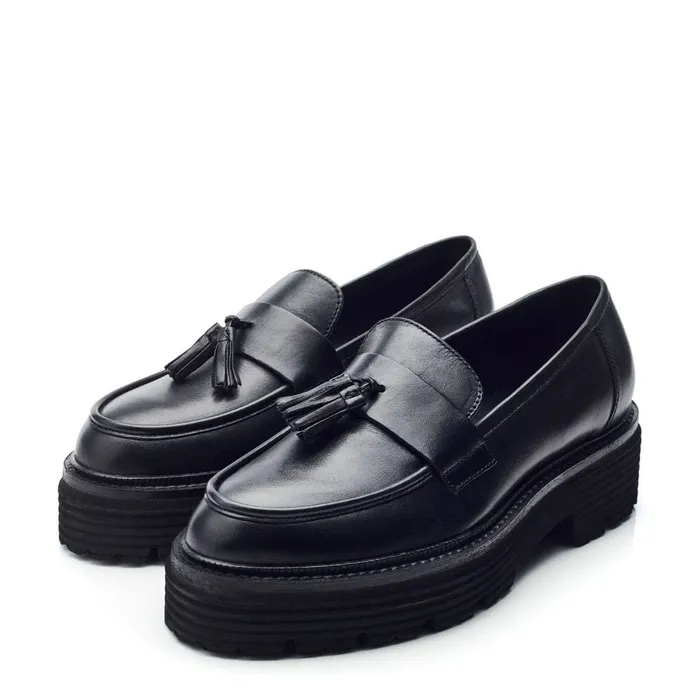 Casual Shoes Women Moda In Pelle Bsoleful BLaker Black Leather