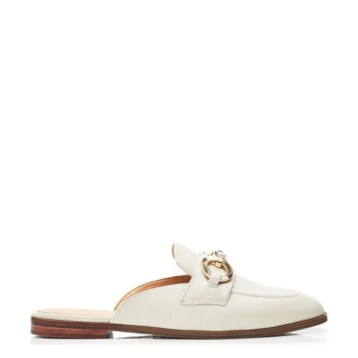 Casual Shoes Women Moda In Pelle Fernne Off White Leather