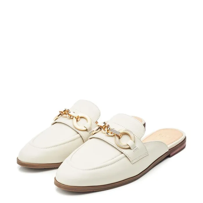 Casual Shoes Women Moda In Pelle Fernne Off White Leather