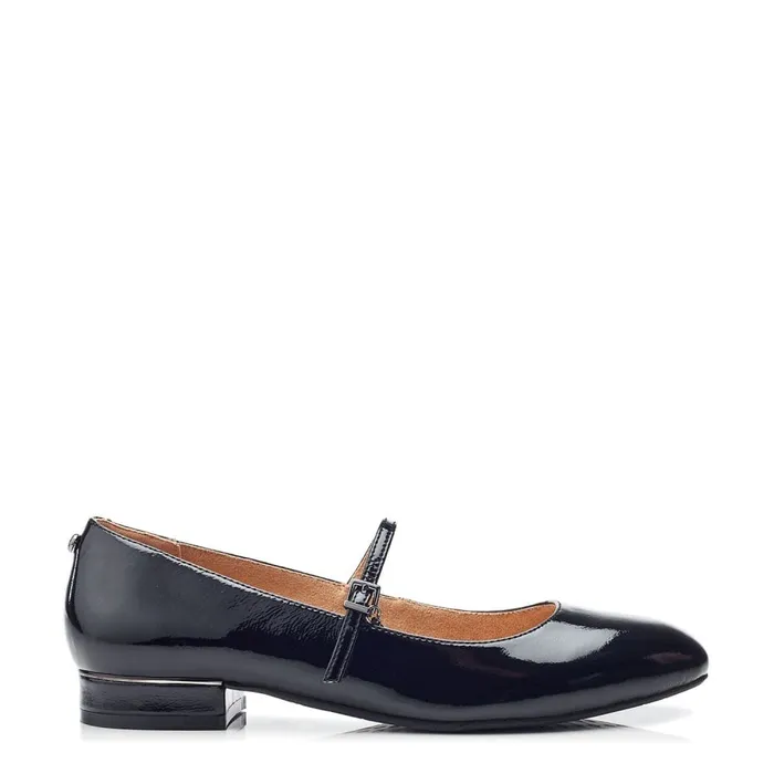 Casual Shoes Women Moda In Pelle Florentin Black Patent Leather