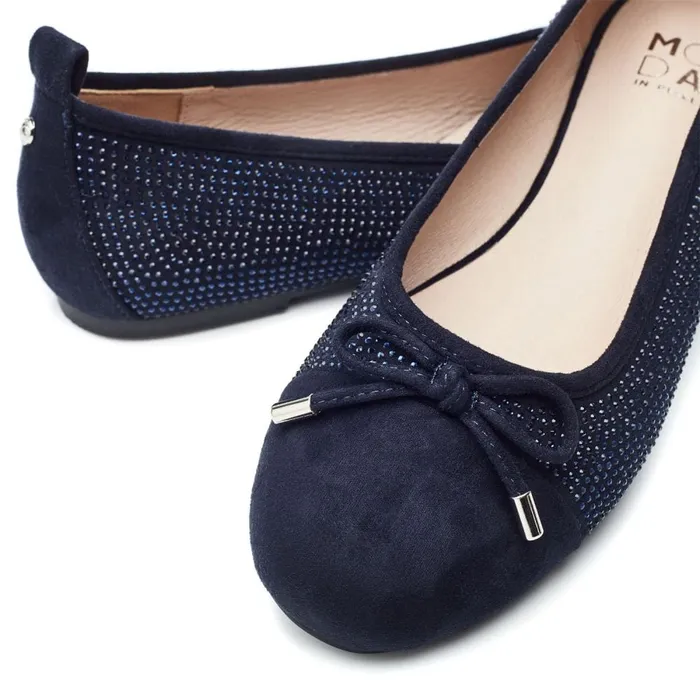 Casual Shoes Women Moda In Pelle Frieda Navy Alcantara