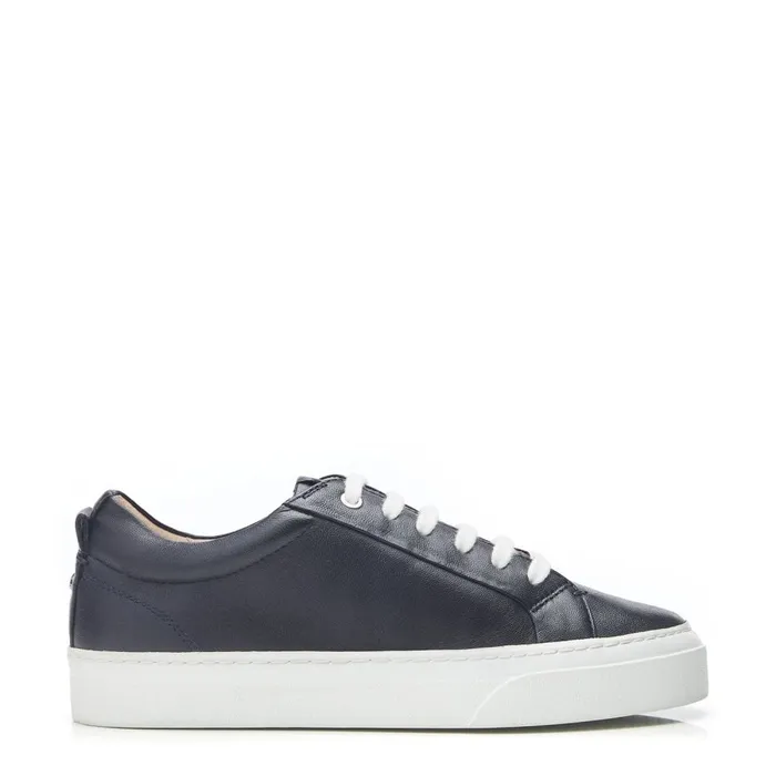 Casual Trainers Women Moda In Pelle Aiyla Navy Leather