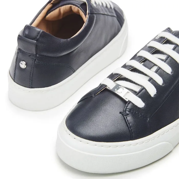 Casual Trainers Women Moda In Pelle Aiyla Navy Leather