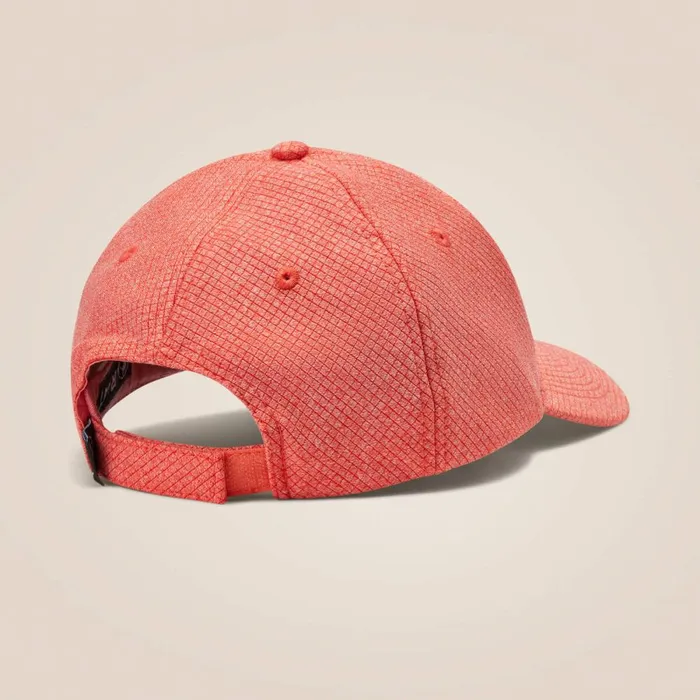 Center Shield Logo Cap Orange Women Ariat Hats and Caps