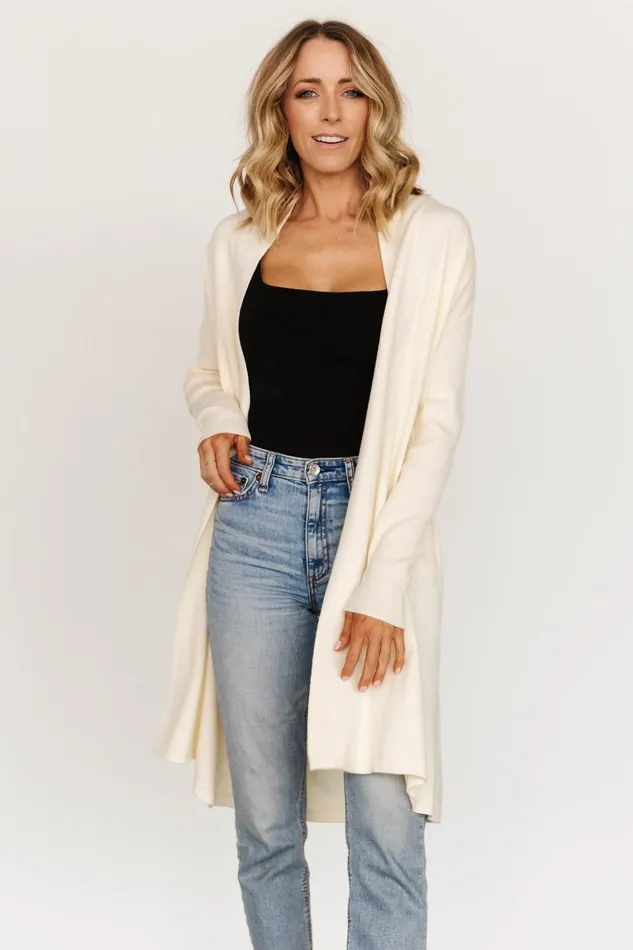 Central Park Cardigan Ivory Women Baltic Born Cardigans Central Park Cardigan Ivory Women Baltic Born Cardigans