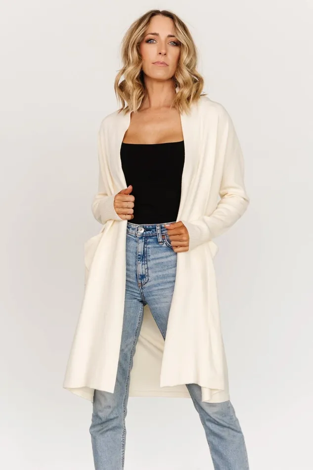 Central Park Cardigan Ivory Women Baltic Born Cardigans Central Park Cardigan Ivory Women Baltic Born Cardigans