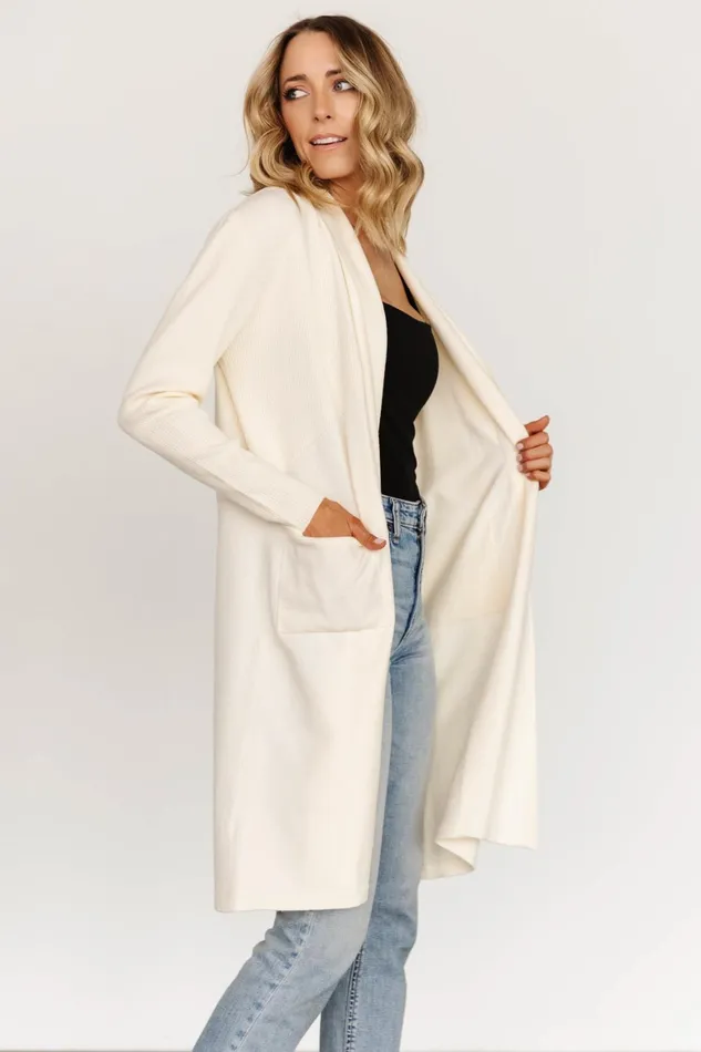Central Park Cardigan Ivory Women Baltic Born Cardigans Central Park Cardigan Ivory Women Baltic Born Cardigans