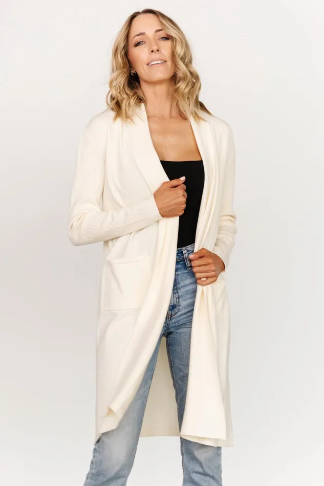 Central Park Cardigan Ivory Women Baltic Born Cardigans Central Park Cardigan Ivory Women Baltic Born Cardigans