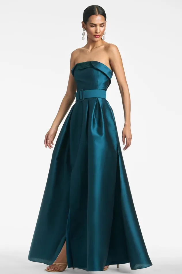 Ceri Gown 8211 Deep Teal Women Sachin and Babi Evening