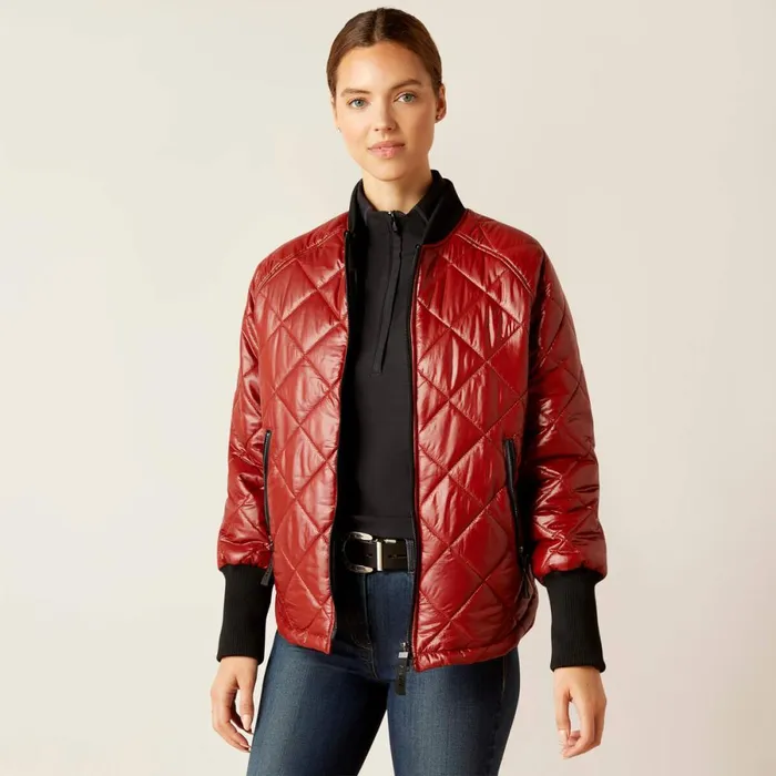 Charlie Insulated Jacket Fired Brick Women Ariat Jackets and Vests