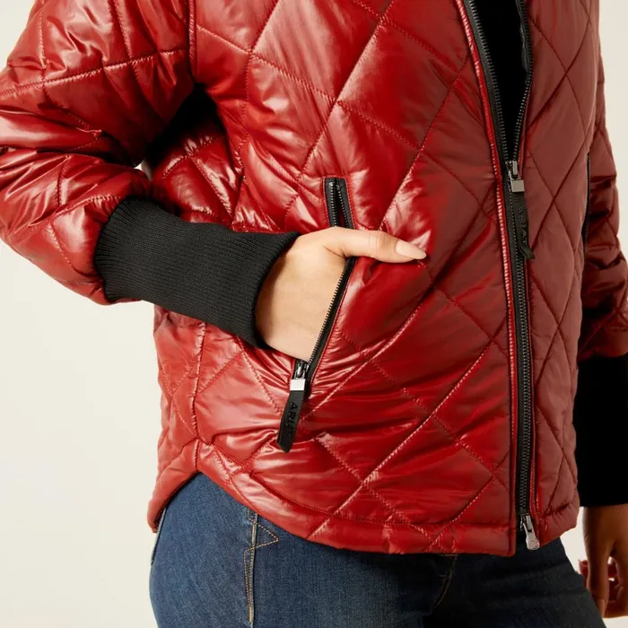 Charlie Insulated Jacket Fired Brick Women Ariat Jackets and Vests Charlie Insulated Jacket Fired Brick Women Ariat Jackets and Vests