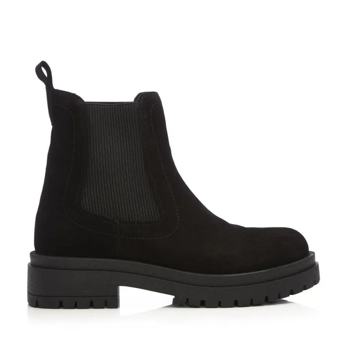 Chelsea Boots Women Moda In Pelle Bsoleful BWaya Black Suede