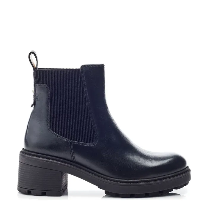 Chelsea Boots Women Moda In Pelle Oreli Black Leather