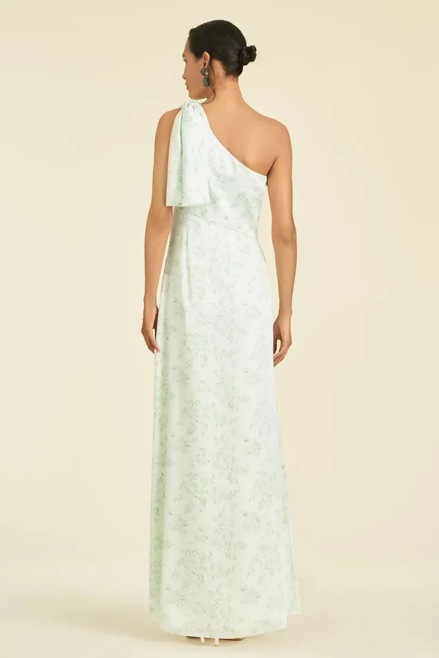 Chelsea Gown 8211 Jade Rose Watercolor Women Sachin and Babi Formal
