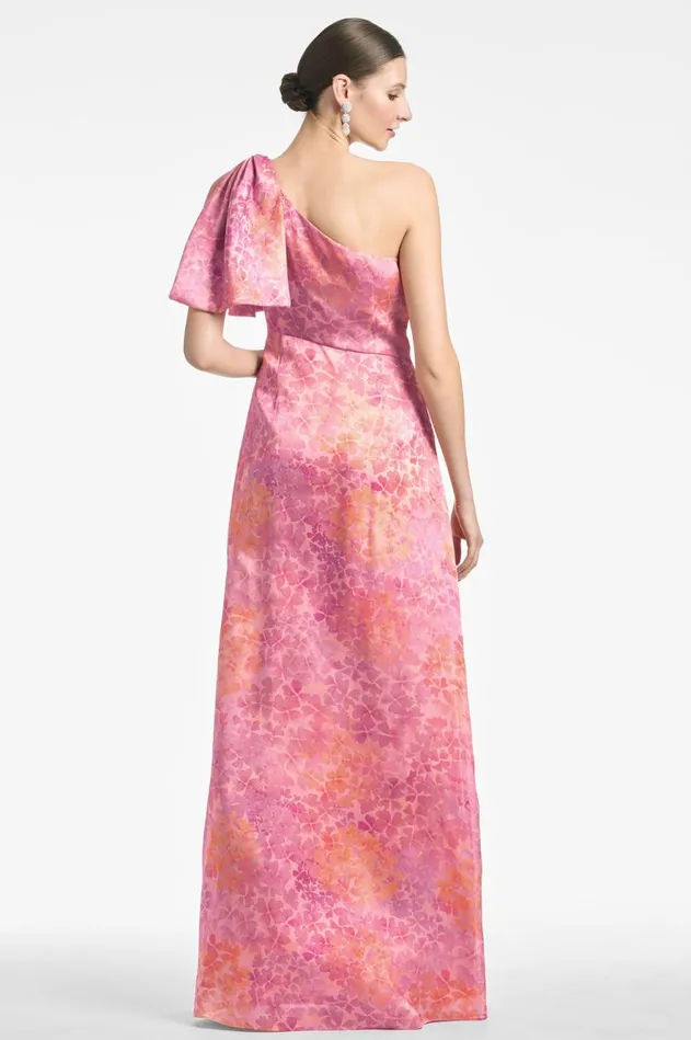 Chelsea Gown 8211 Pastel Sunset Hydrangea Women Sachin and Babi Boho
