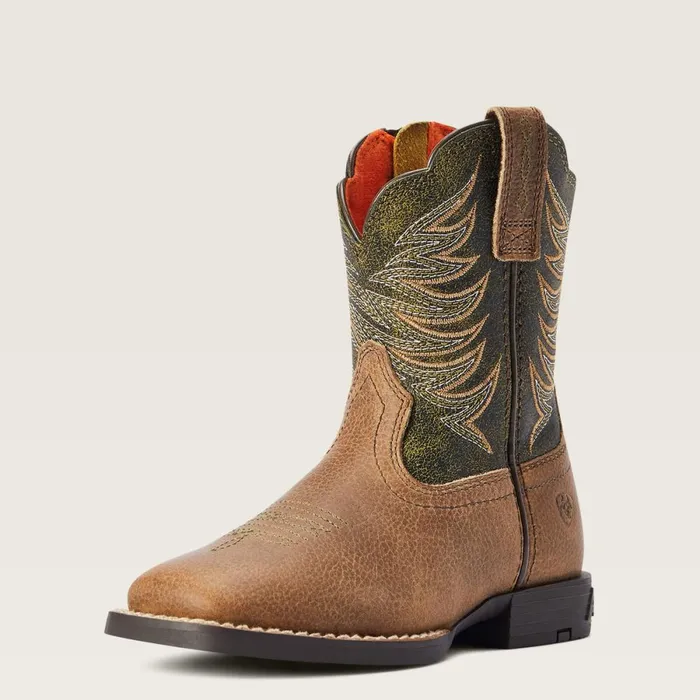 Child Firecatcher Western Boot Distressed Brown Kids Ariat Big Kids039 Footwear