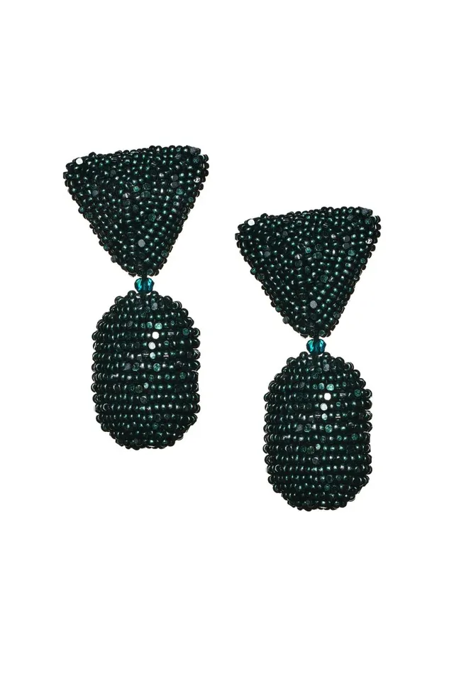 Chrystie Earrings 8211 Metallic Faceted Beads Women Sachin and Babi Earrings Chrystie Earrings 8211 Metallic Faceted Beads Women Sachin and Babi Earrings