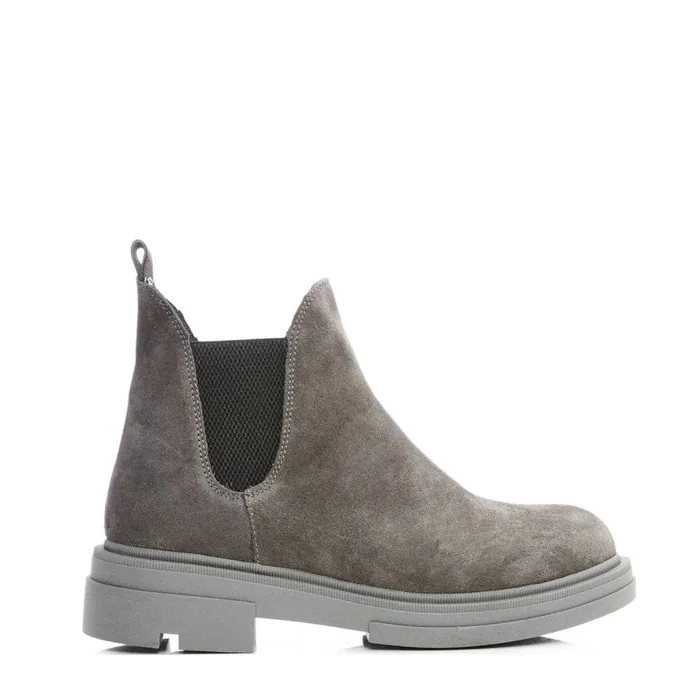 Chunky Boots Women Moda In Pelle Bsoleful B Binkie Grey Suede