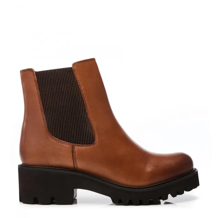 Chunky Boots Women Moda In Pelle Bsoleful BRylee Tan Leather