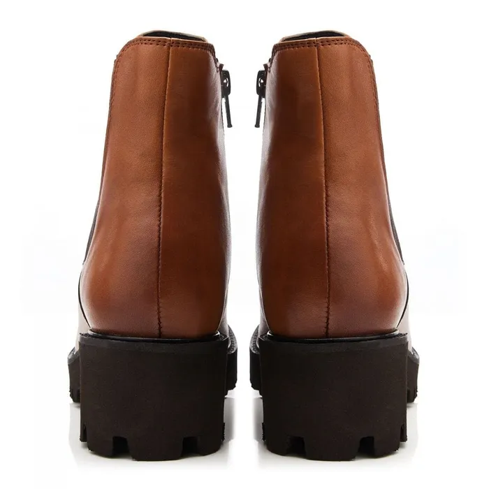 Chunky Boots Women Moda In Pelle Bsoleful BRylee Tan Leather
