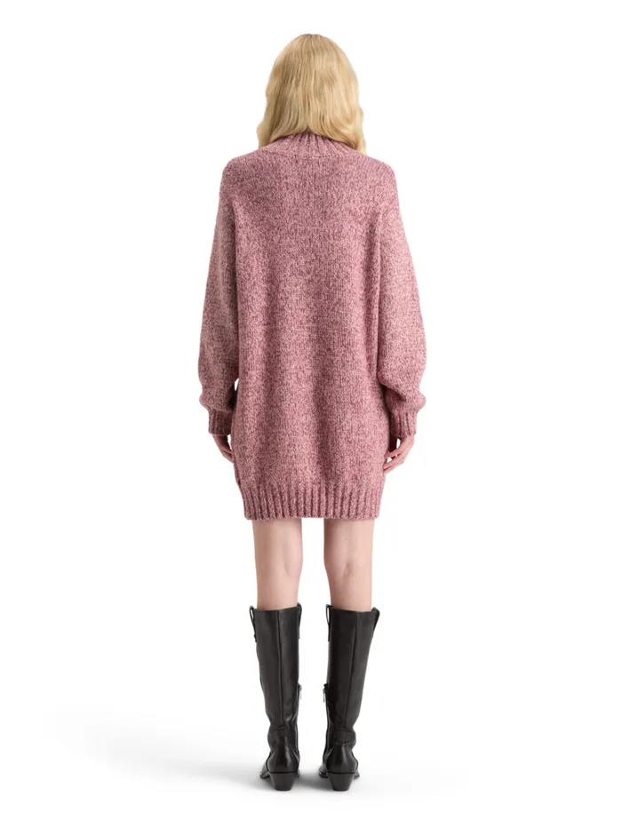 CHUNKY KNITTED MINI DRESS Soft Ice Melange Women Scotch and Soda Dresses and Jumpsuits CHUNKY KNITTED MINI DRESS Soft Ice Melange Women Scotch and Soda Dresses and Jumpsuits