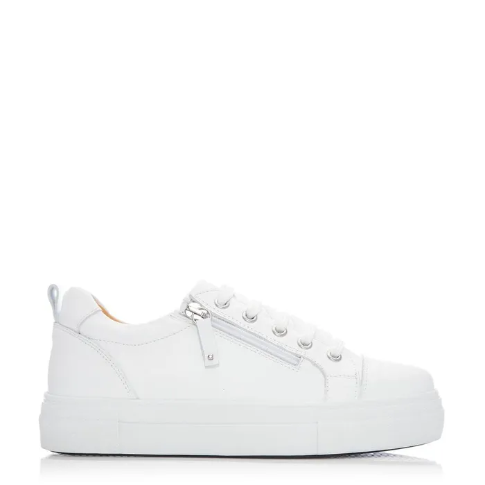 Chunky Trainers Women Moda In Pelle Bsoleful BVisti White Leather