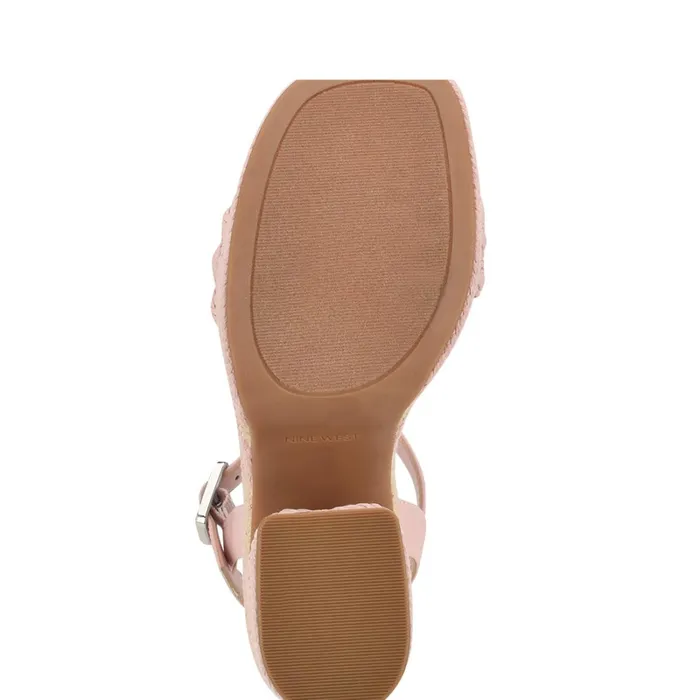 Cinka Woven Platform Sandals Light Pink Women Nine West Platforms Cinka Woven Platform Sandals Light Pink Women Nine West Platforms