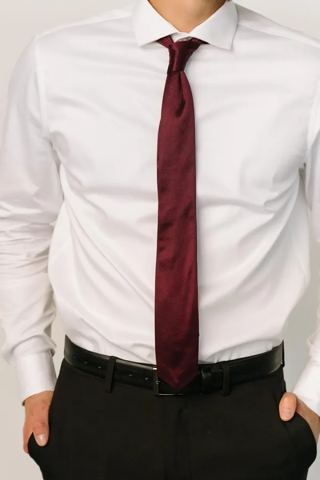 Classic Satin Tie Mulberry Women Baltic Born Ties