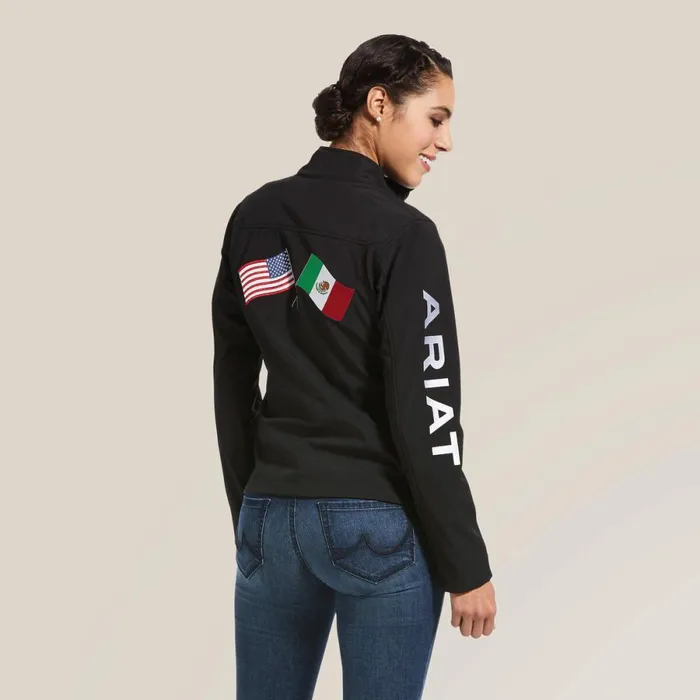 Classic Team USAMEX Softshell Jacket Black Women Ariat Jackets and Vests